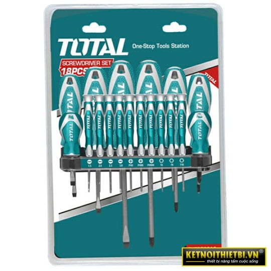 Bộ 18 tua vít Total THT250618