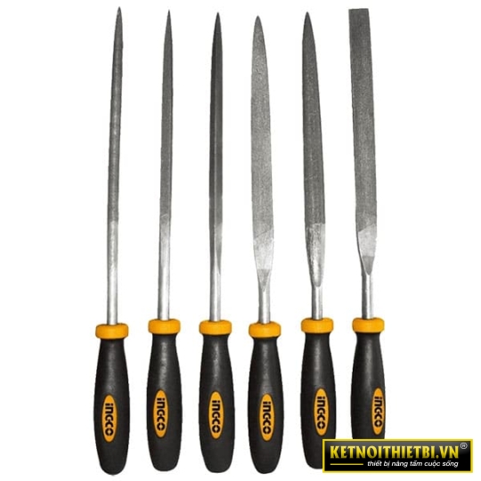 Bộ 6 dũa sắt 140mm INGCO HKTF63