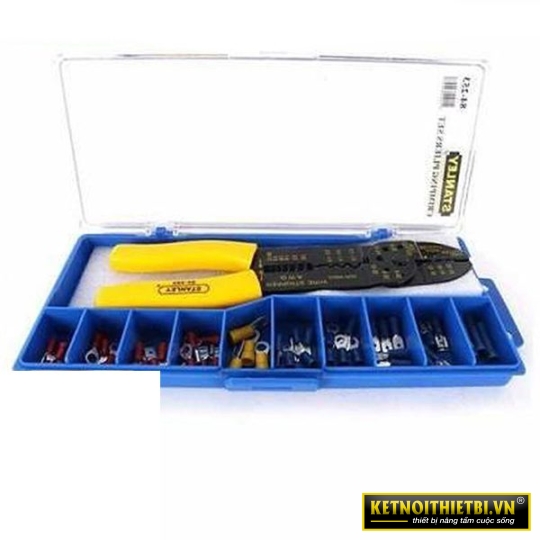 Kềm bấm cos dài 9"/230mm hộp có đầu cos Stanley 84-253-22
