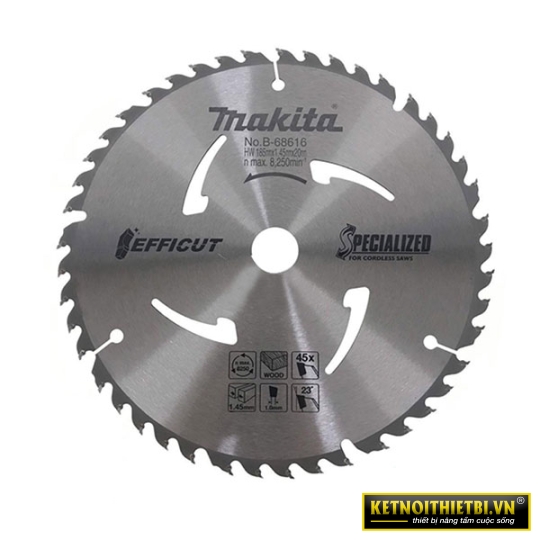 Lưỡi cắt hợp kim EFFICUT 185mm Makita B-68616