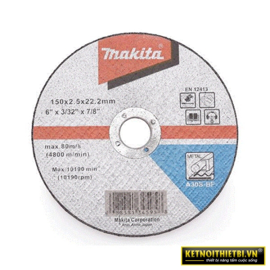 Đá cắt sắt A30S 150x3x22.23mm Makita D-29418