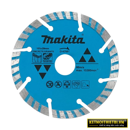Lưỡi cắt kim cương 105mm Makita D-42581