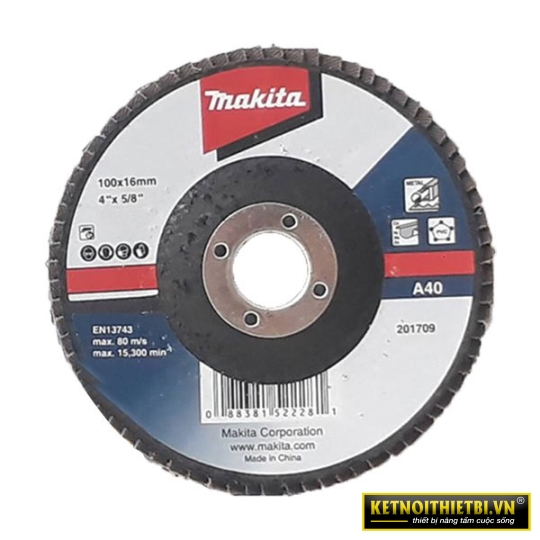 Đĩa nhám xếp A120 100x16mm Makita D-63426