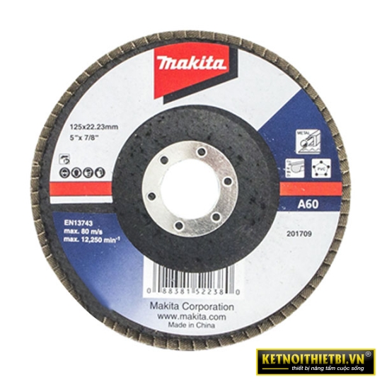 Đĩa nhám xếp sợi thủy tinh 125&#215;22.23mm Makita D-63482