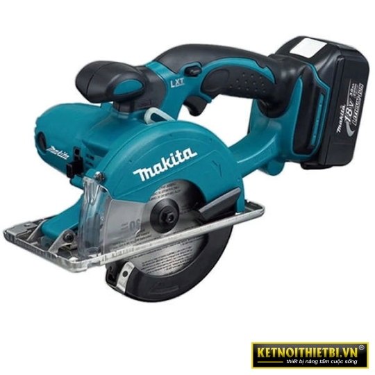 Máy cắt kim loại pin 18V Makita DCS550RME