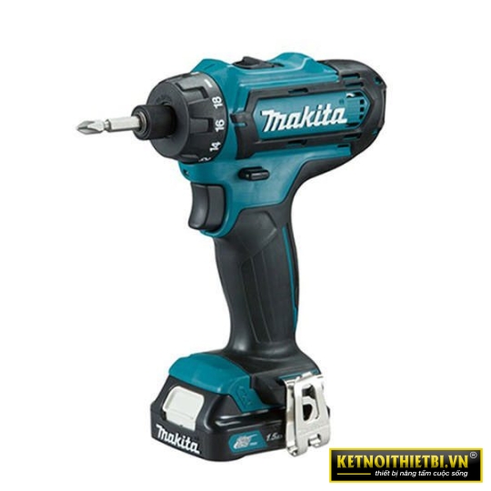 Máy khoan vặn vít pin 12V Makita DF031DSYE