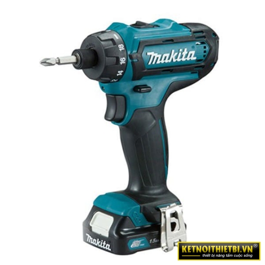Máy khoan vặn vít pin 12V Makita DF033DSYE