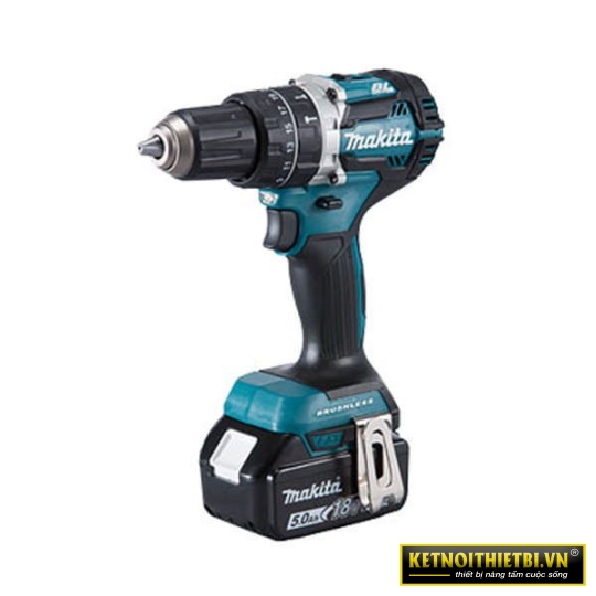 Máy khoan búa vặn vít pin 18V Makita DHP484RFE