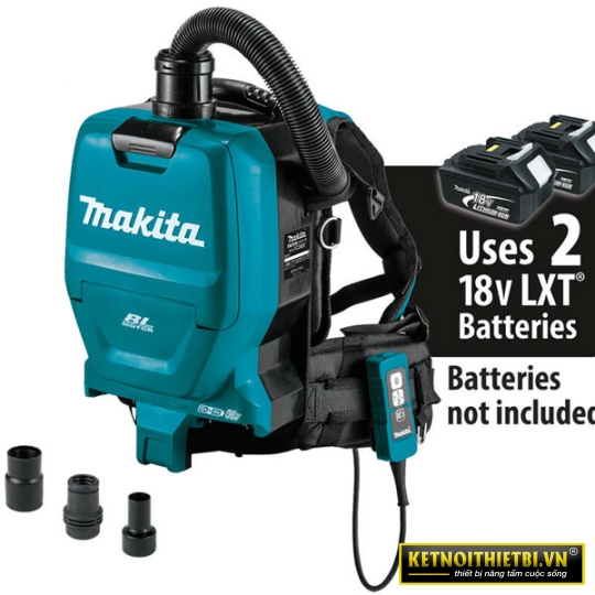 Thân máy hút bụi đeo vai 2 pin 18V Makita DVC260ZX