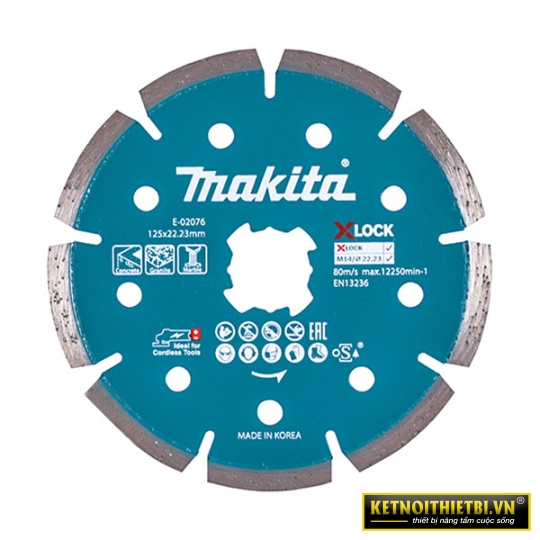 Lưỡi cắt kim cương X-LOCK 125mm Makita E-02076