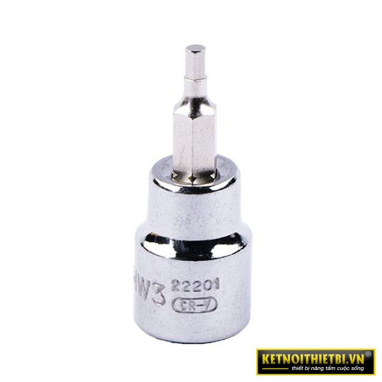 Đầu tuýp mũi lục giác 3/8in &#8211; 3mm Sata 22201