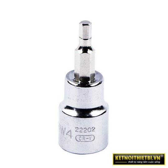 Đầu tuýp mũi lục giác 3/8in &#8211; 4mm Sata 22202
