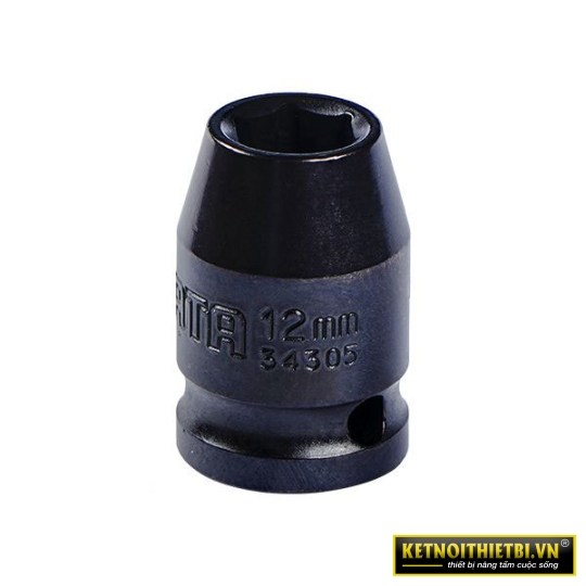 Đầu tuýp đen 6 cạnh 1/2in &#8211; 12mm Sata 34305