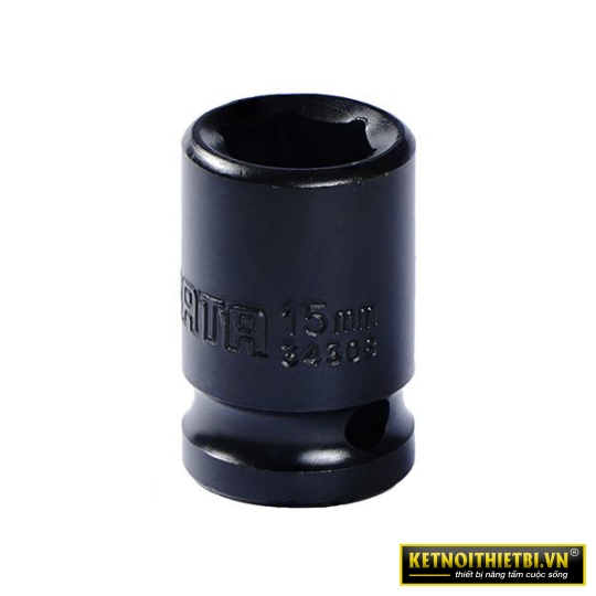 Đầu tuýp đen 6 cạnh 1/2in &#8211; 15mm Sata 34308