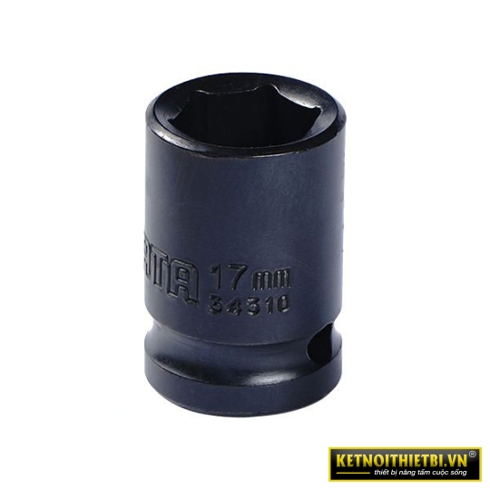 Đầu tuýp đen 6 cạnh 1/2in &#8211; 17mm Sata 34310
