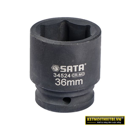Đầu tuýp đen 6 cạnh 3/4in &#8211; 36mm Sata 34524