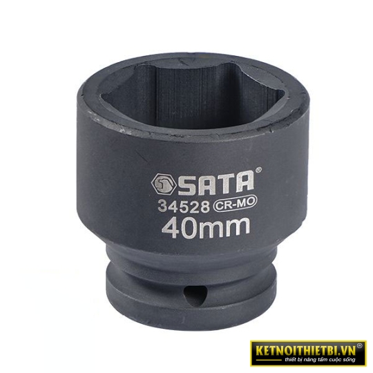 Đầu tuýp đen 6 cạnh 3/4in &#8211; 40mm Sata 34528