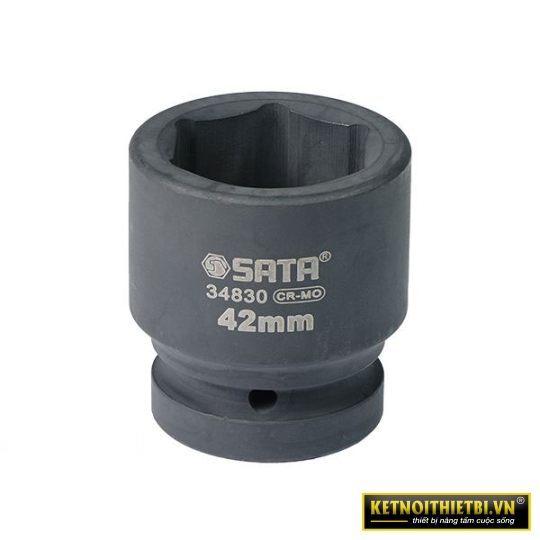 Đầu tuýp đen 6 cạnh 1in &#8211; 42mm Sata 34830