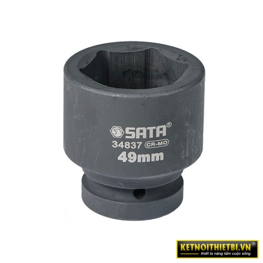 Đầu tuýp đen 6 cạnh 1in &#8211; 49mm Sata 34837