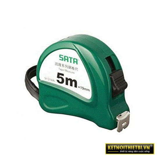 Thước cuốn thép 5.0m Sata 91314A