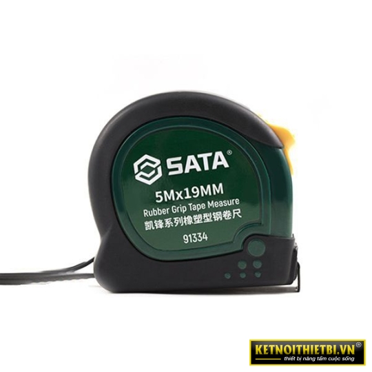 Thước cuốn thép 5.0m Sata 91334