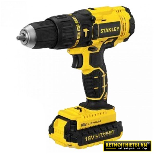 Máy khoan vặn vít pin 18V Stanley SCH20C2K-B1