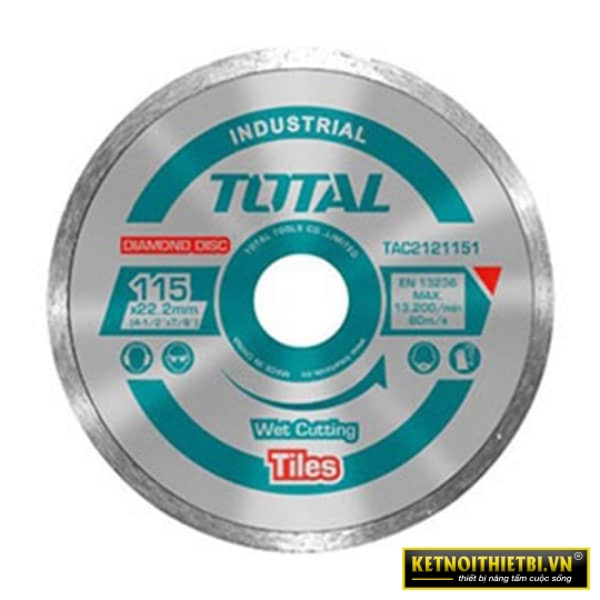 Đĩa cắt gạch ướt 125x22mm Total TAC2121253