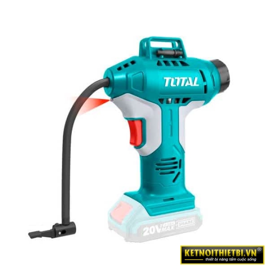 Máy bơm hơi cầm tay tự động pin lithium 20v Total TACLI2001