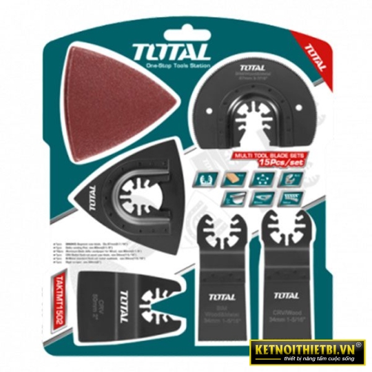 Bộ lưỡi máy cắt gọc đa năng Total TAKTMT1502